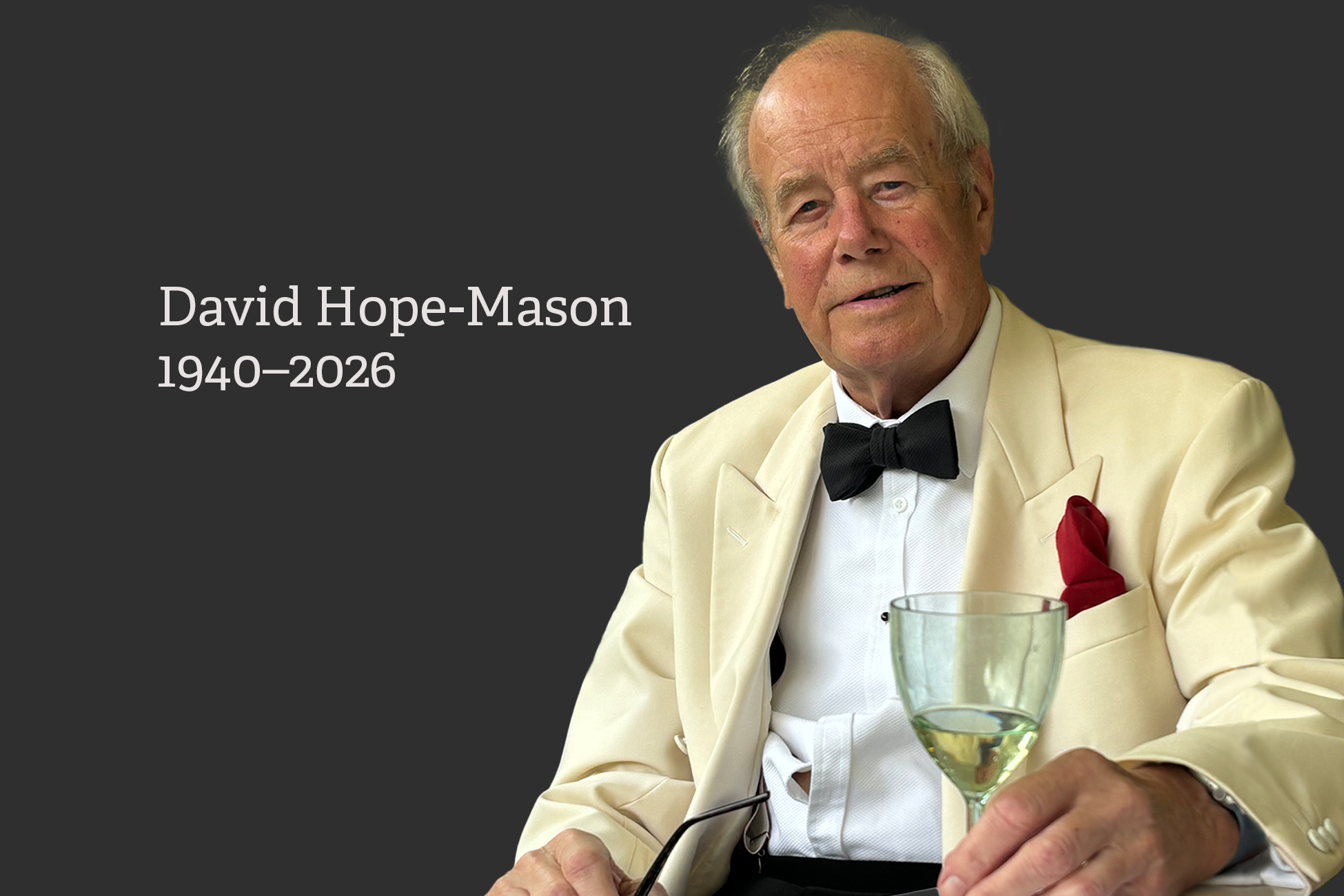 David R Hope Ehemaliger FPJ-Verleger David Hope-Mason gestorben | Fruchthandel