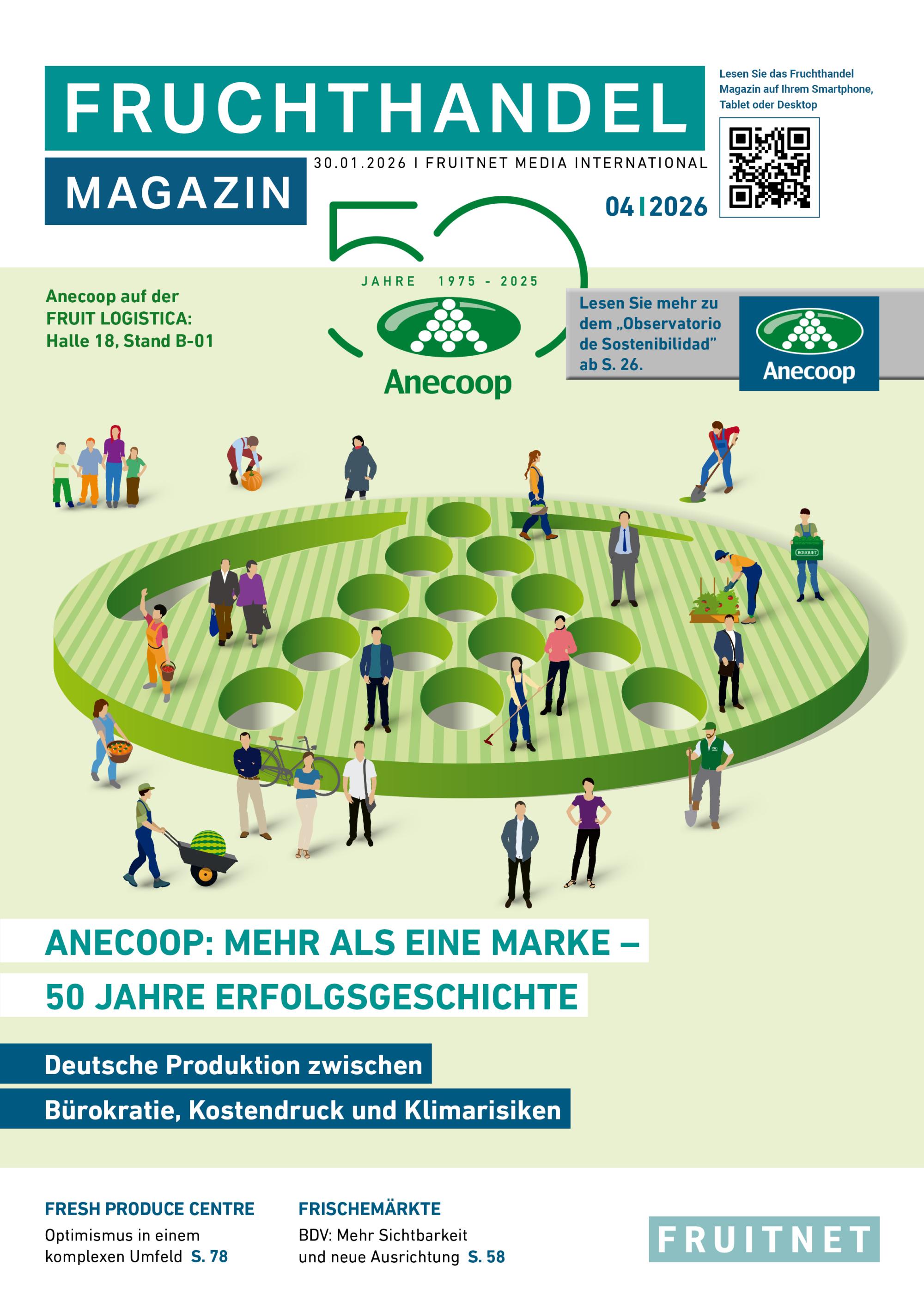 Titelbild der 4/2026 des Fruchthandel Magazins