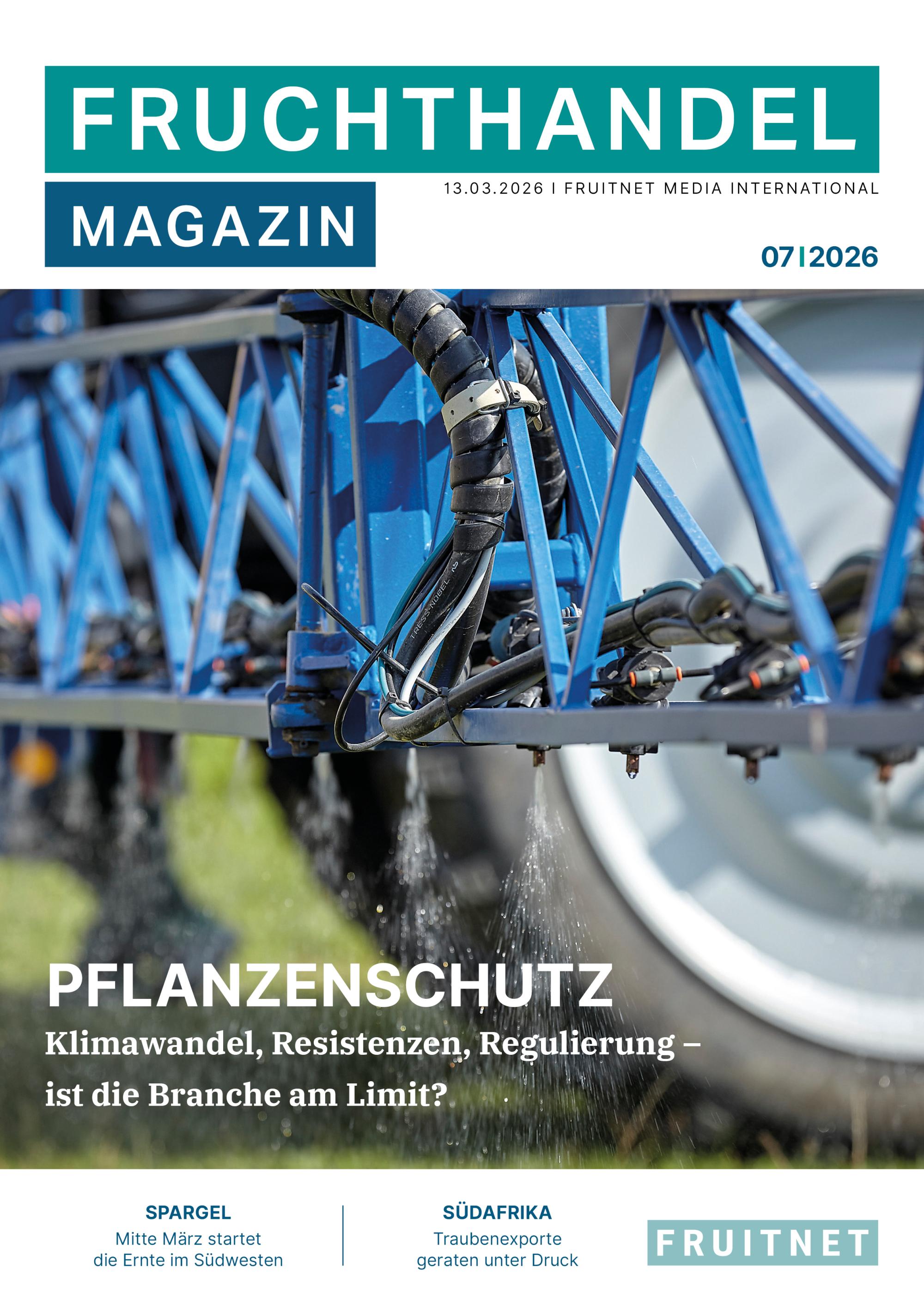 Titelbild der Ausgabe 7/26 des Fruchthandel Magazins
