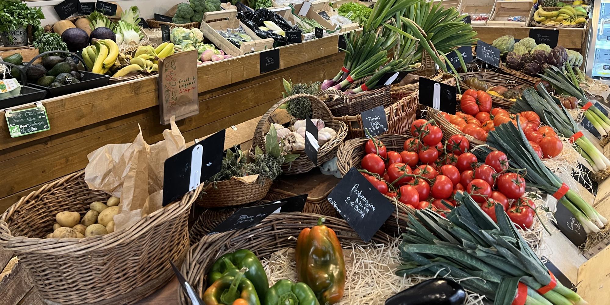 Obst- und Gemüsehandel in Frankreich