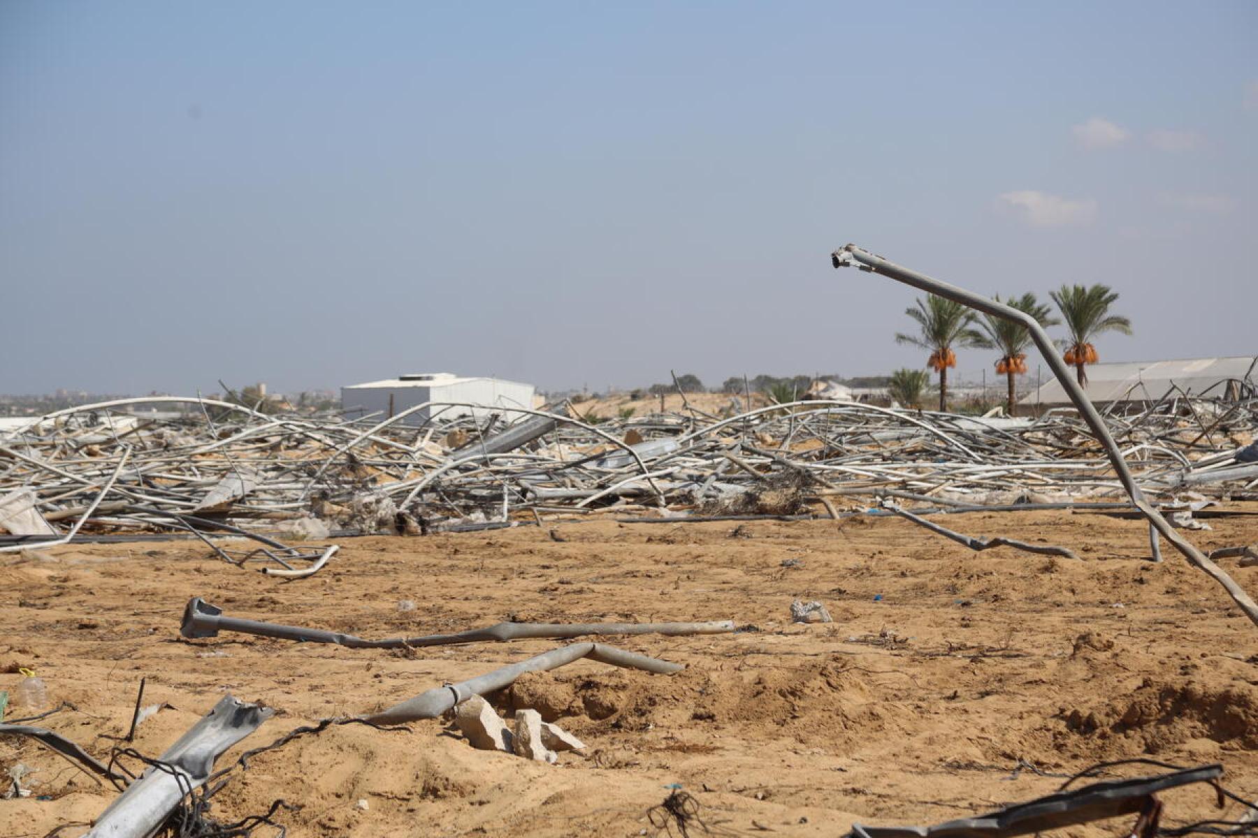 Bild der Zerstörung im Gaza-Streifen