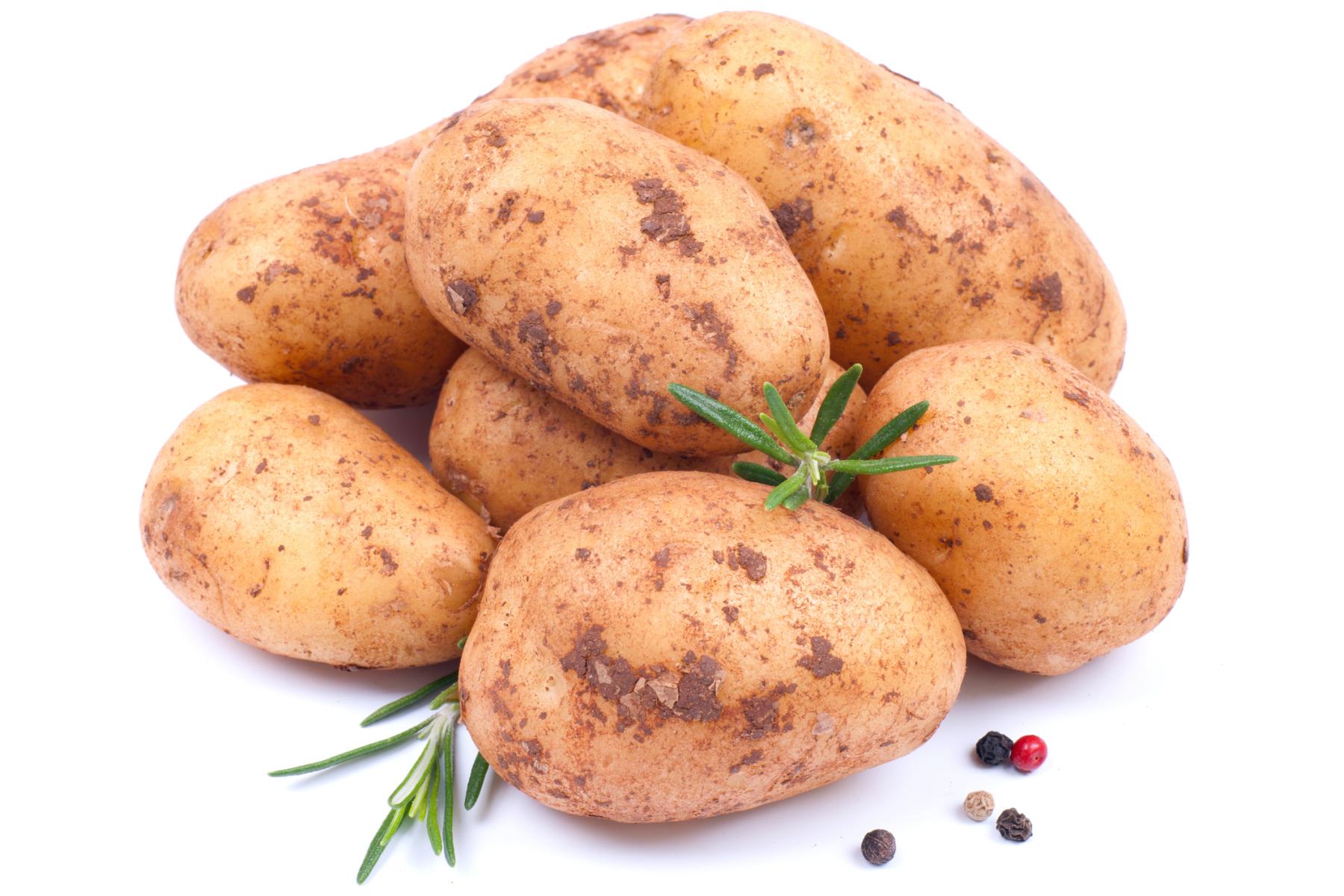 Kartoffeln auf einem Haufen