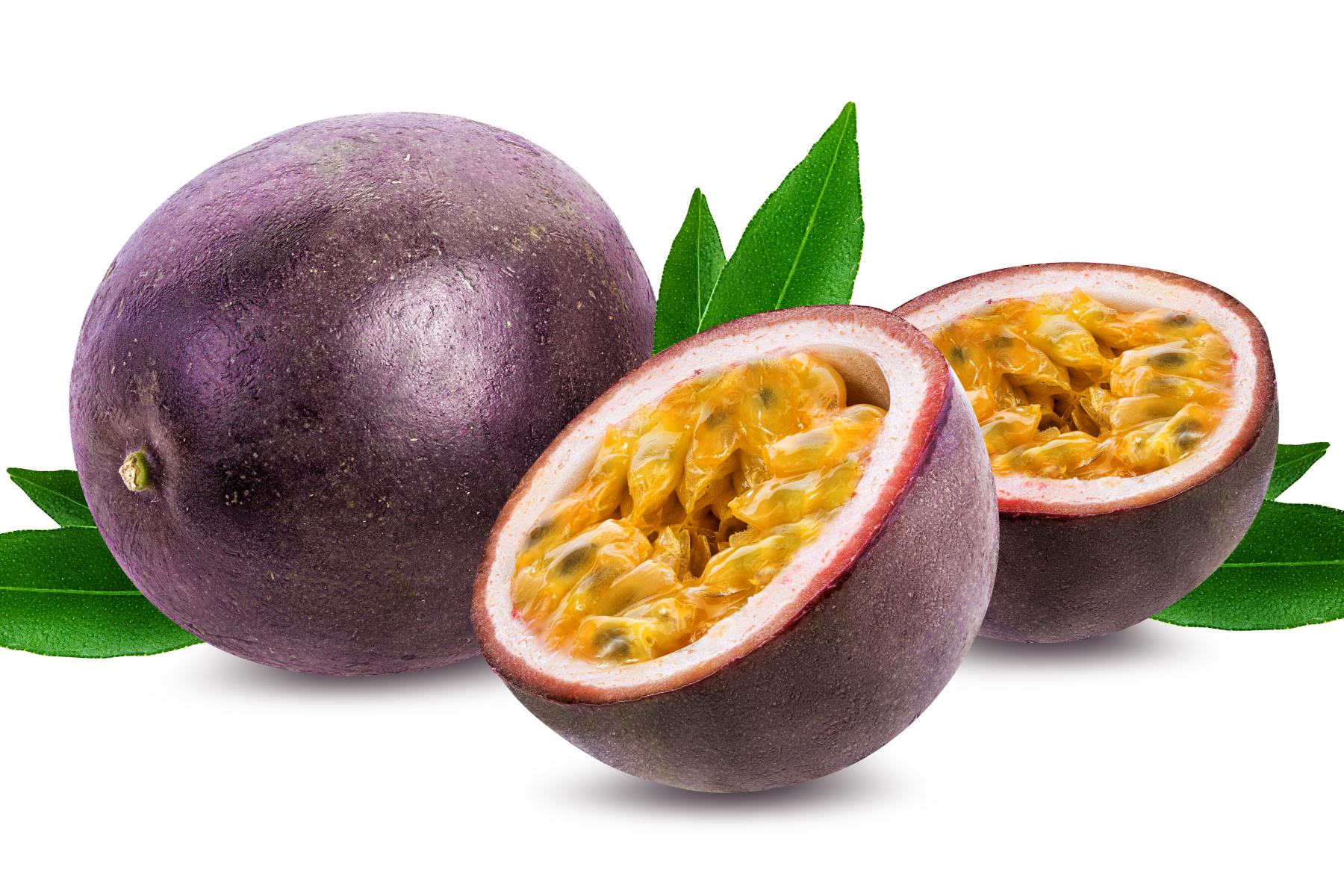 ganze und halbe Maracuja