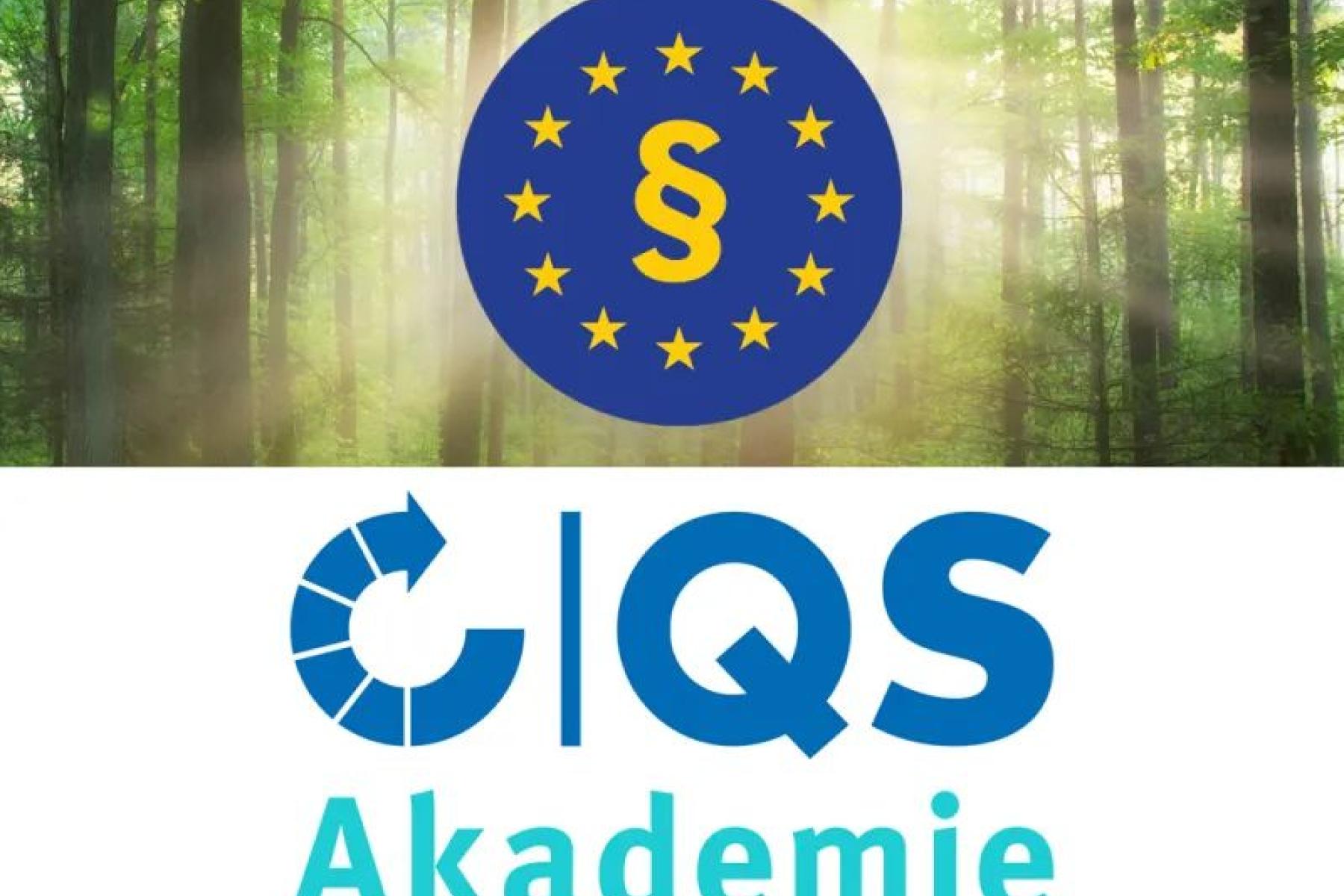 Logo der QS Akademie mit Paragrafen-Logo
