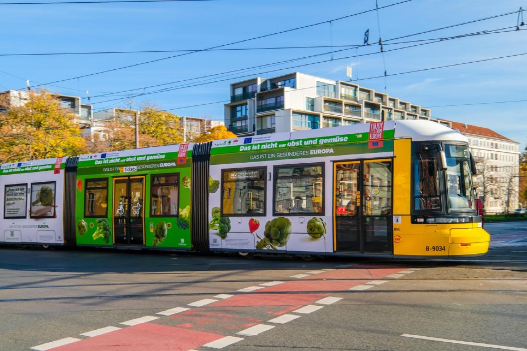 Brokkoli-Bahn in Berlin