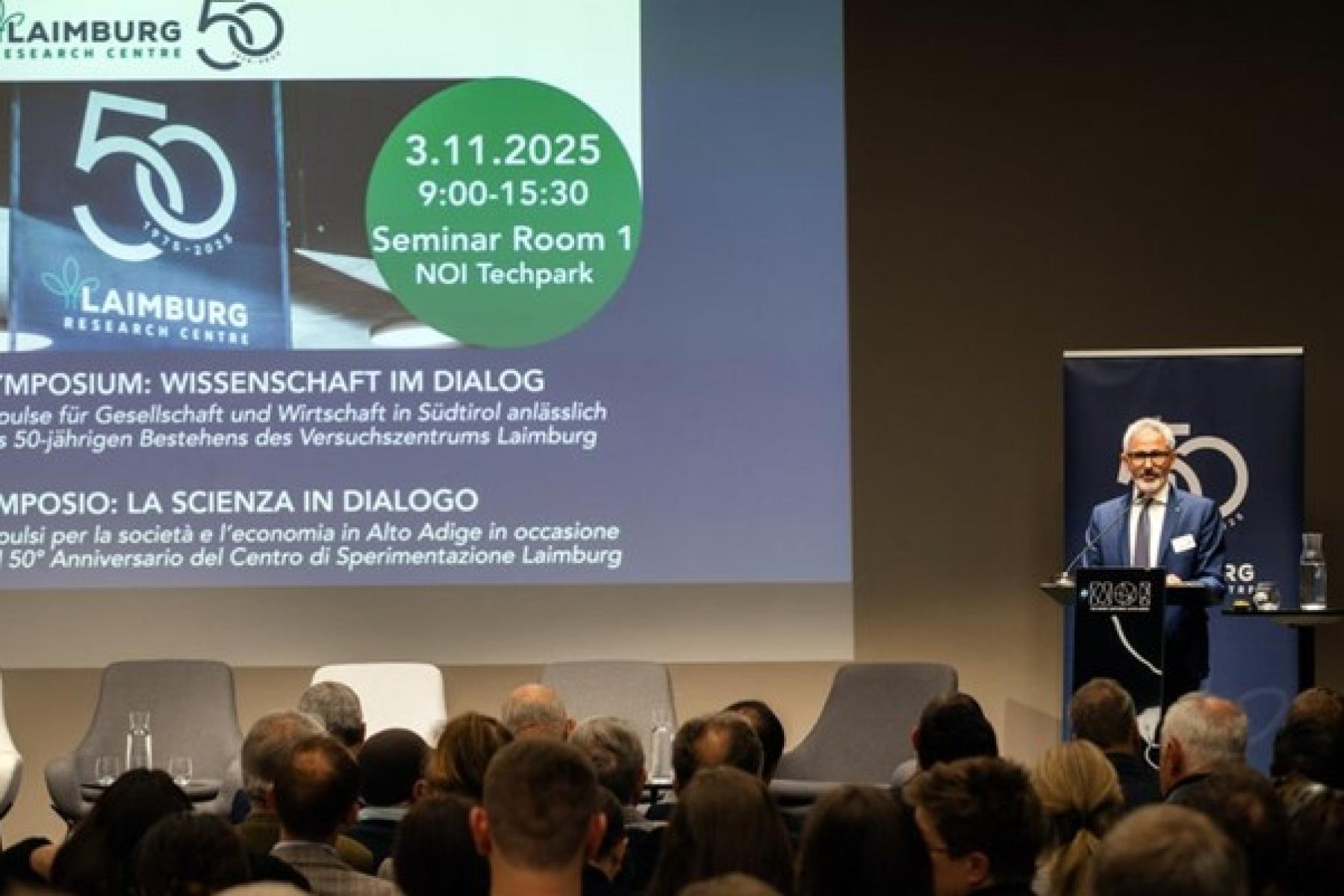 er Direktor des Versuchszentrums Laimburg, Michael Oberhuber 