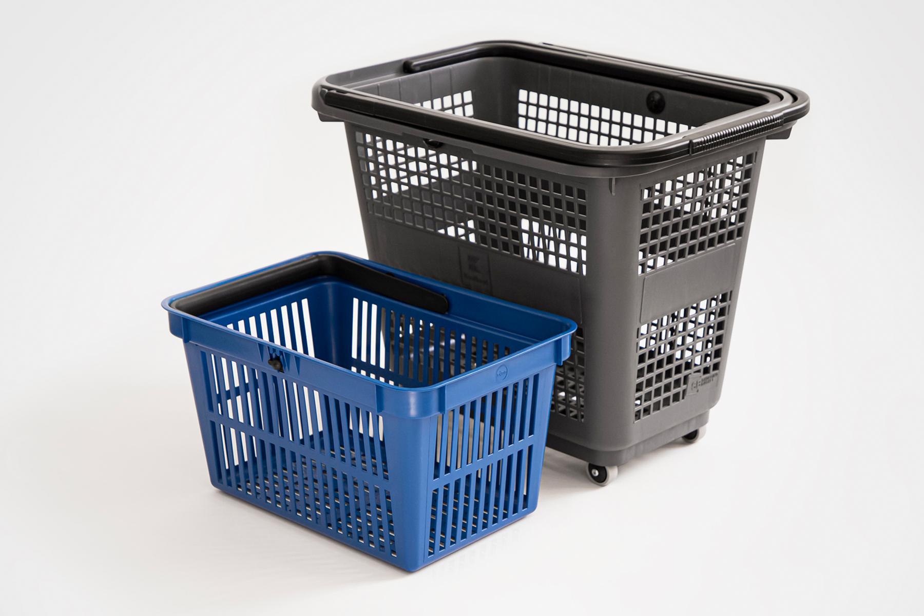 Einkaufskörbe aus Pre Zero-Rezyklat