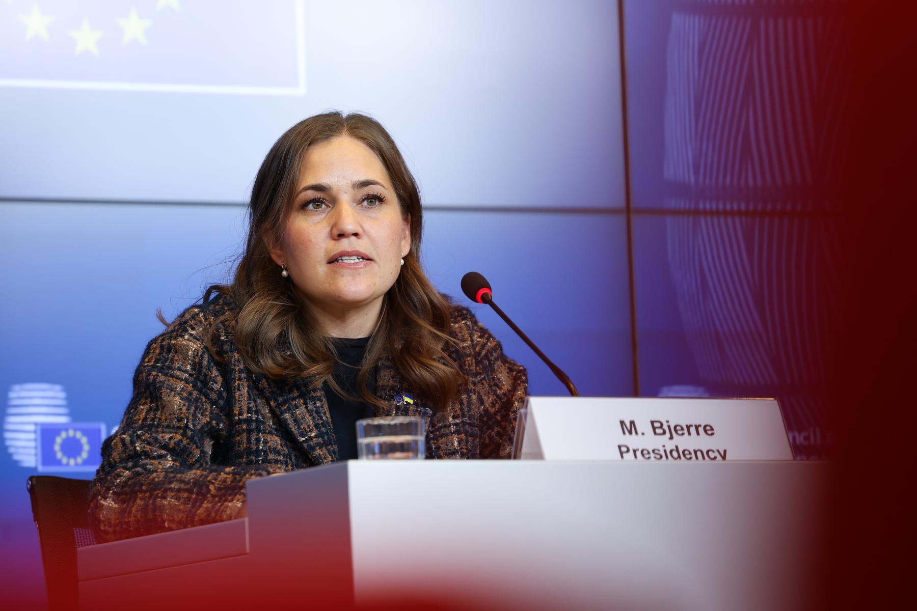 Marie Bjerre, dänische Ministerin für Europäische Angelegenheiten