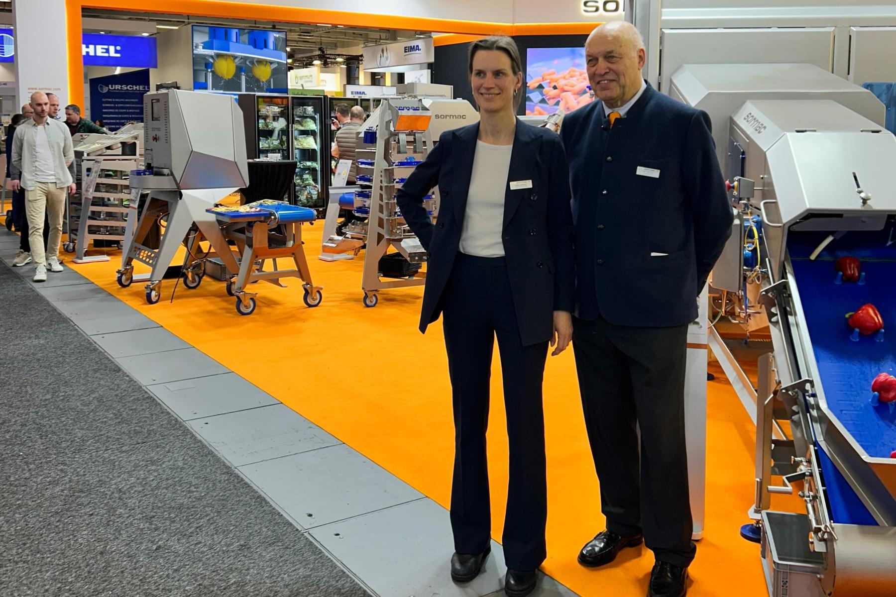 Elena Haffmans und Bert Haffmans auf der Fruit Logistica