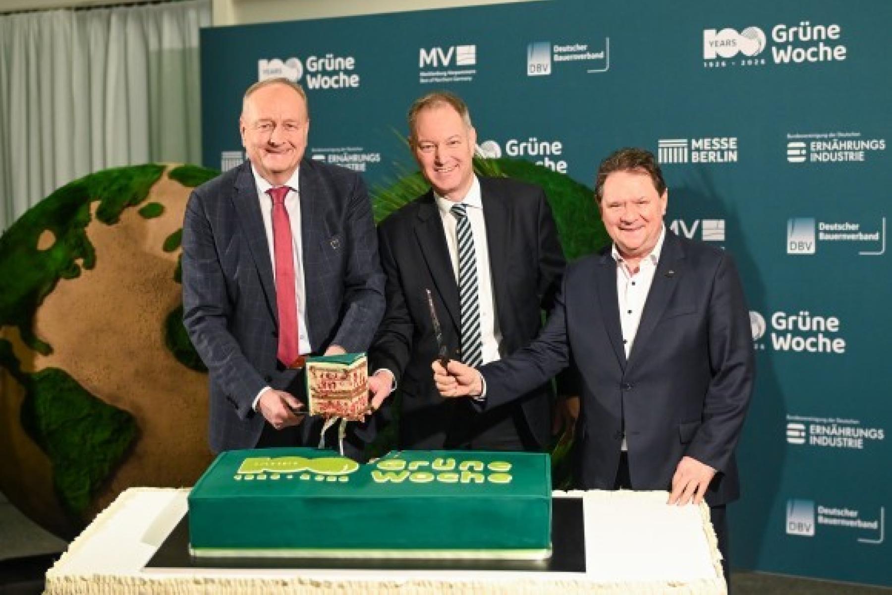 (v.l.) Joachim Rukwied, Dr. Mario Tobias, Christoph Minhoff