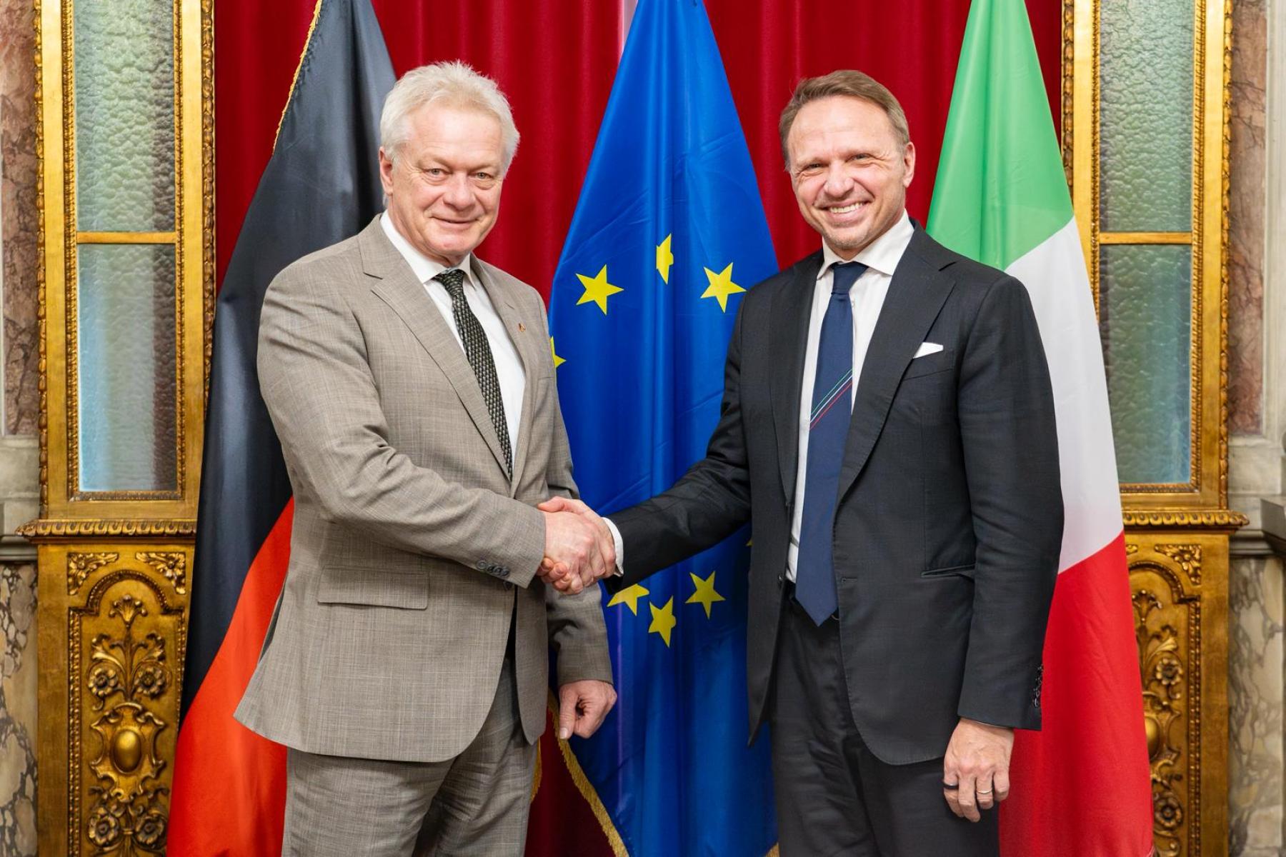 Alois Rainer und Francesco Lollobrigida