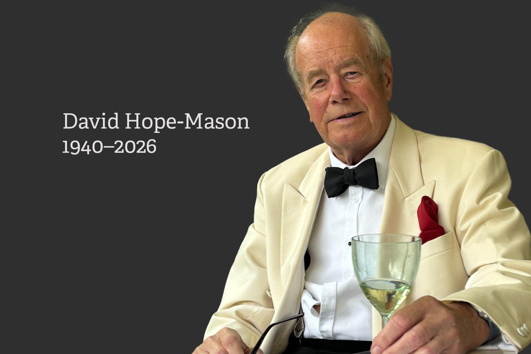 David Hope-Mason Nachruf