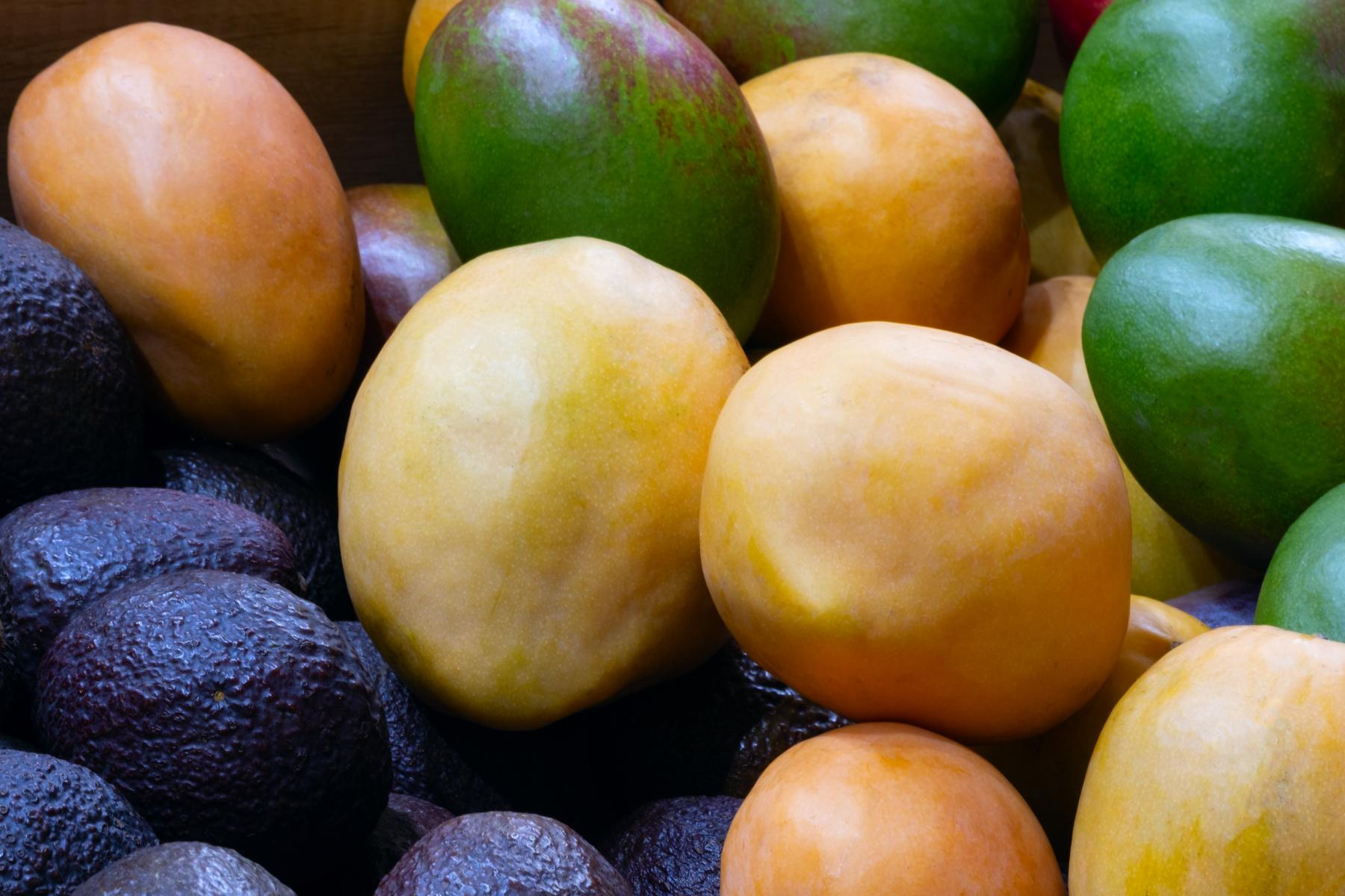 Avocados und Mangos