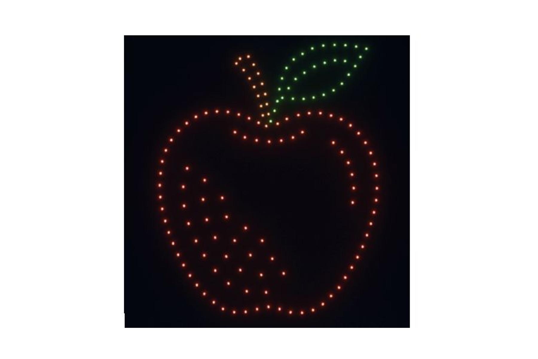 Lichtshow zum Tag des deutschen Apfels