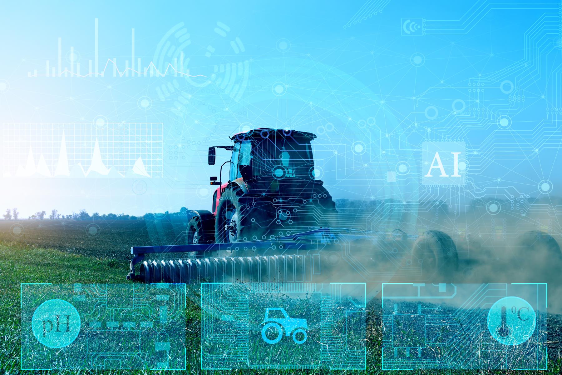 digitale Möglichkeiten für Traktoren auf dem Feld