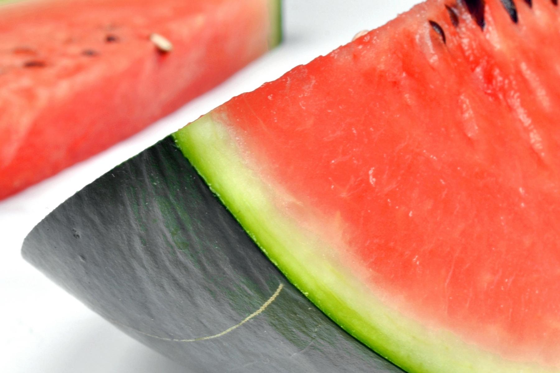 geviertelte Wassermelone