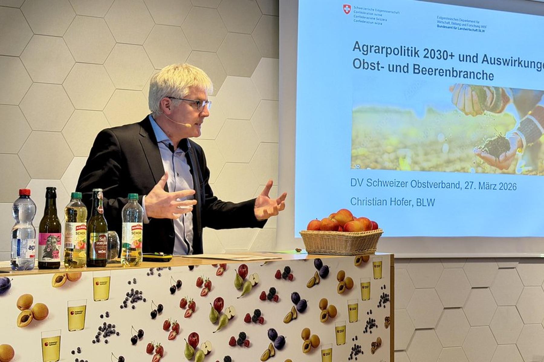 Christian Hofer, Direktor des Bundesamts für Landwirtschaft