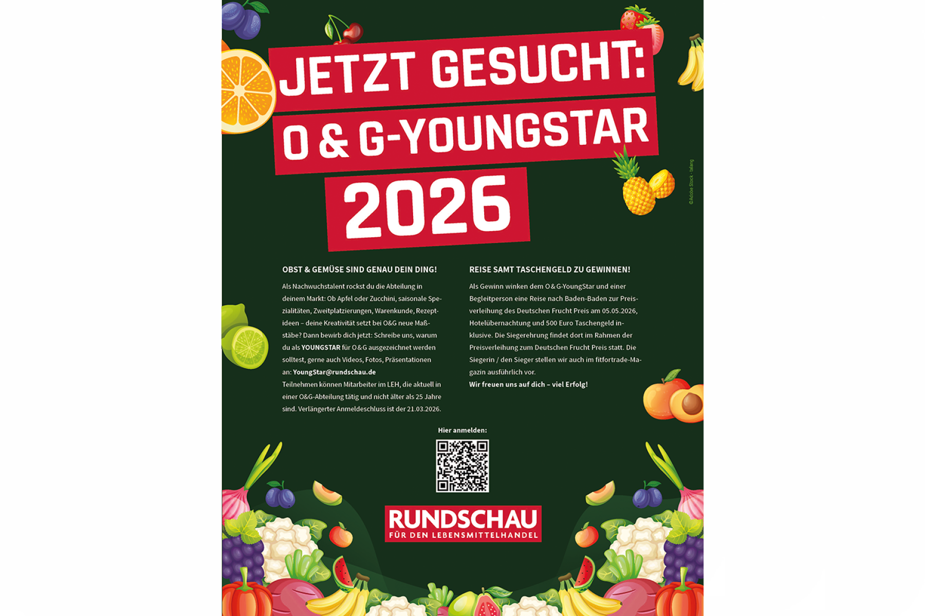 Bewerbungsunterlagen YoungStar 2026
