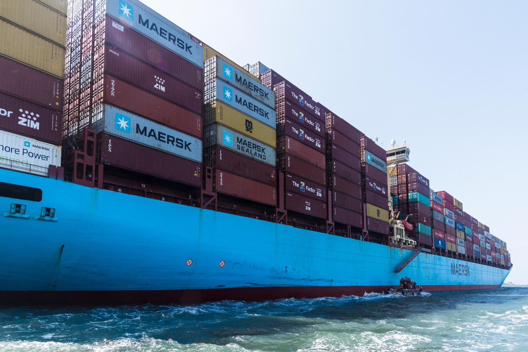 Containerschiff von Maersk
