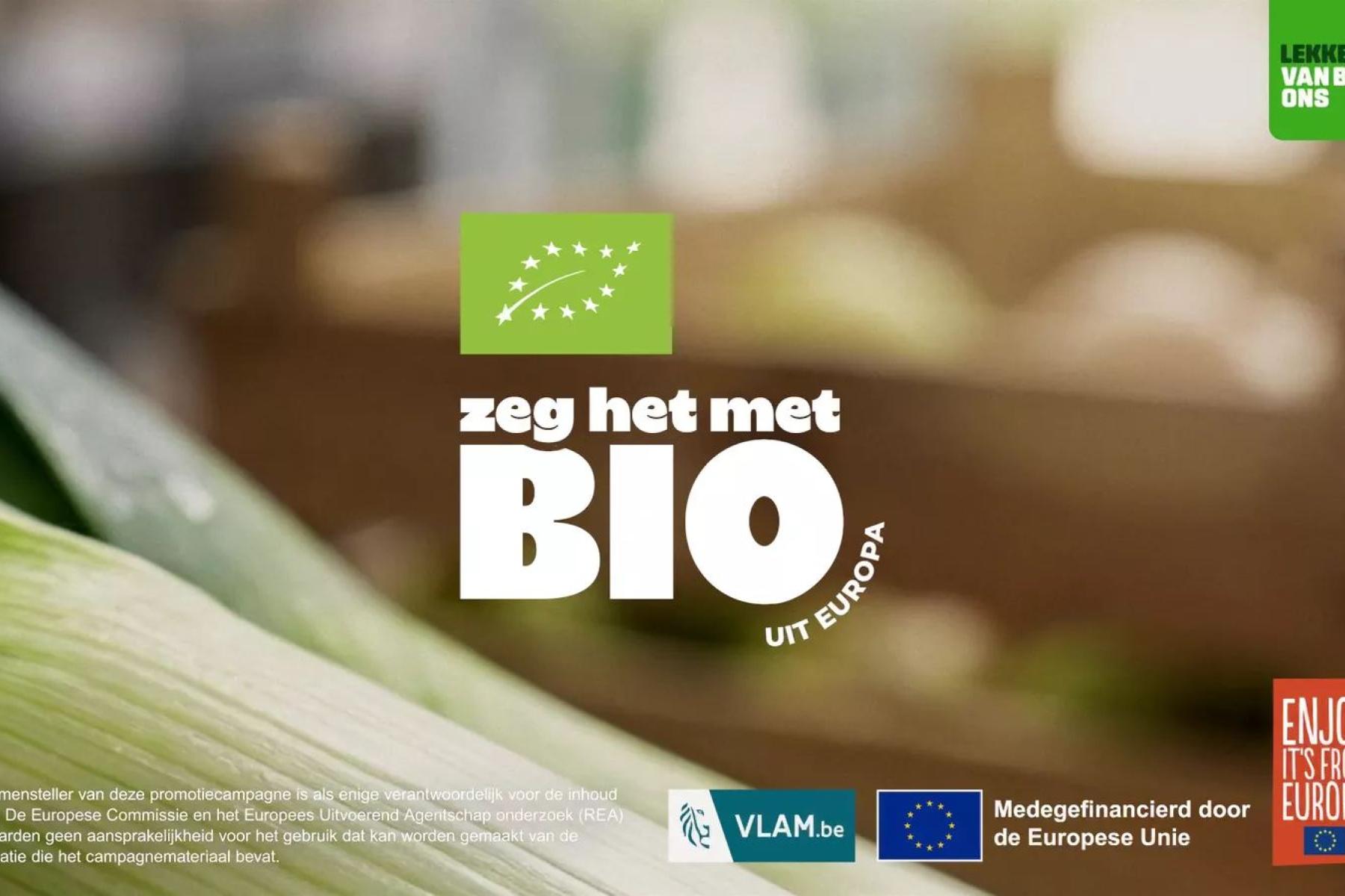 Slogan der VLAM-Bio-Kampagne