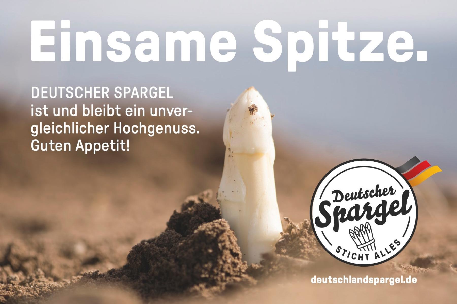 Werbung für den Spargel