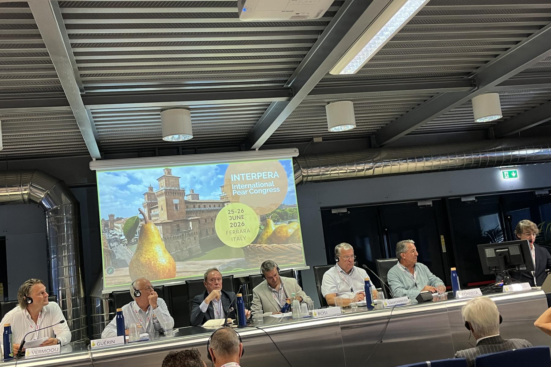 Ernteschätzungen für Birnen auf der Interpera 2026 in Ferrara