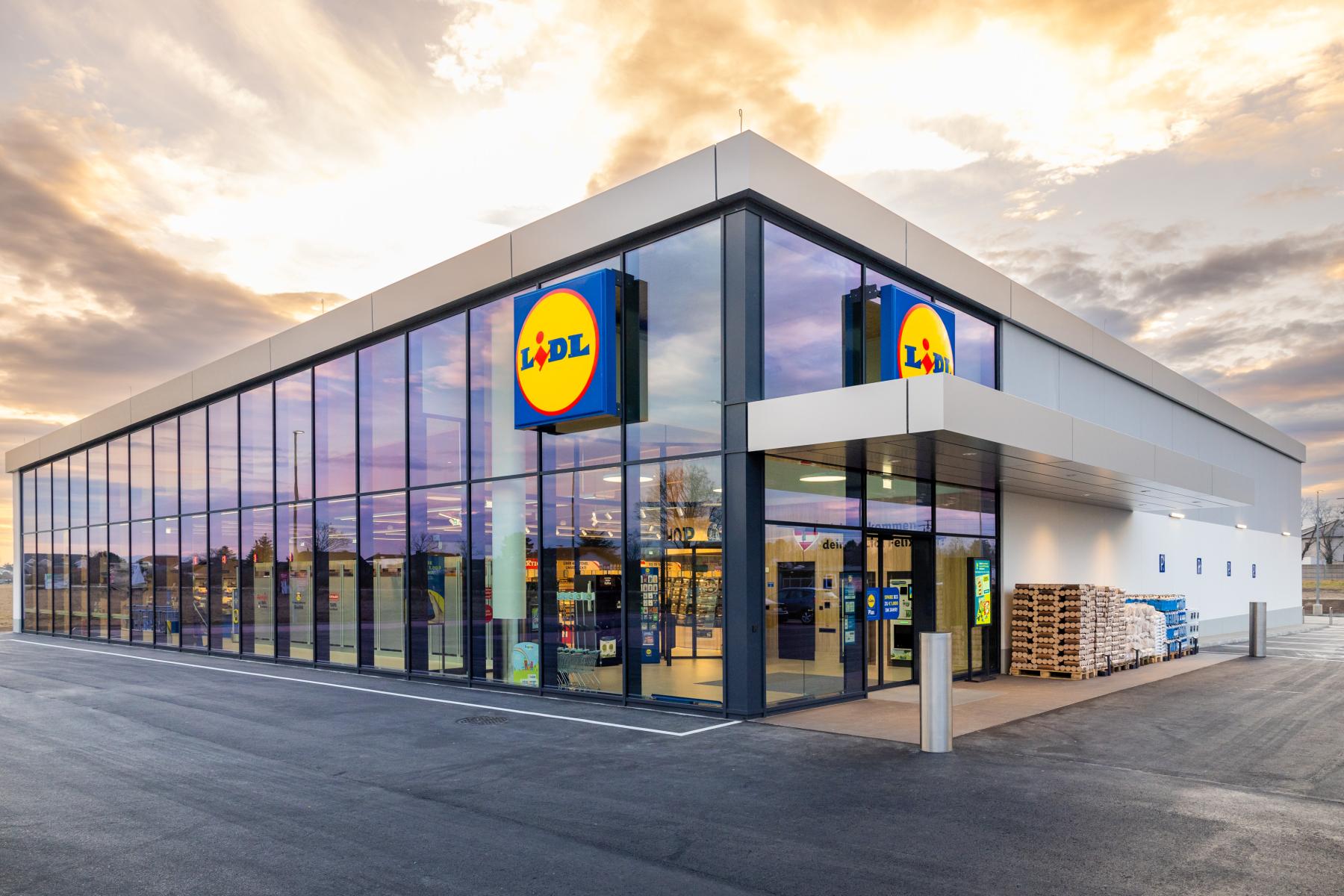 Außenansicht einer Lidl-Filiale