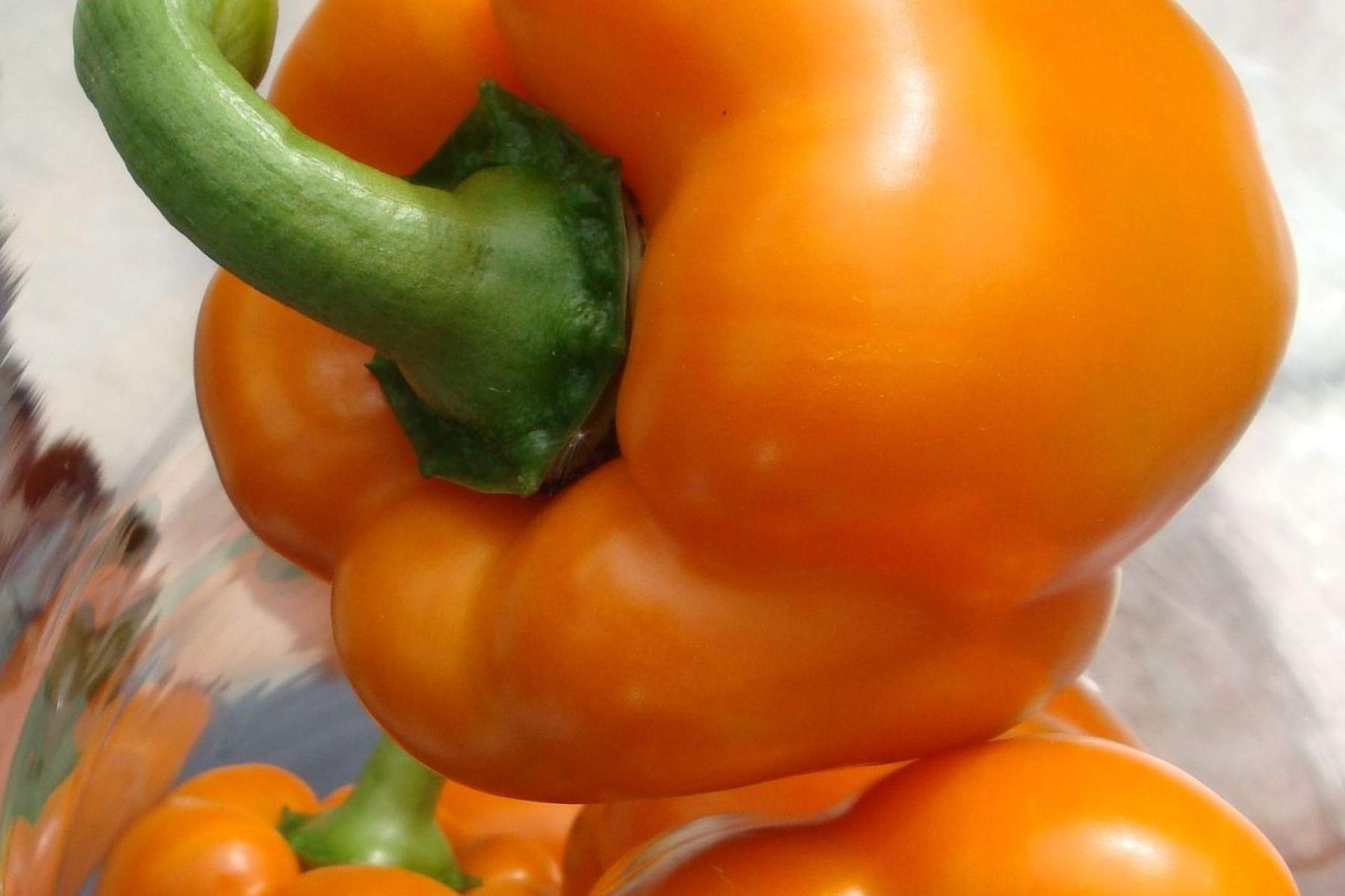 gelborangene Paprika