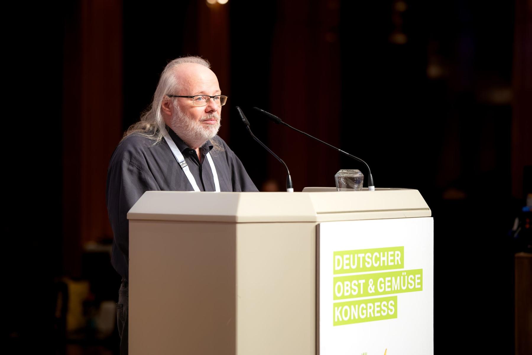 Gary Winter, Geschäftsführer der Blue Ocean Software GmbH, auf dem Deutschen Obst & Gemüse Kongress 2026