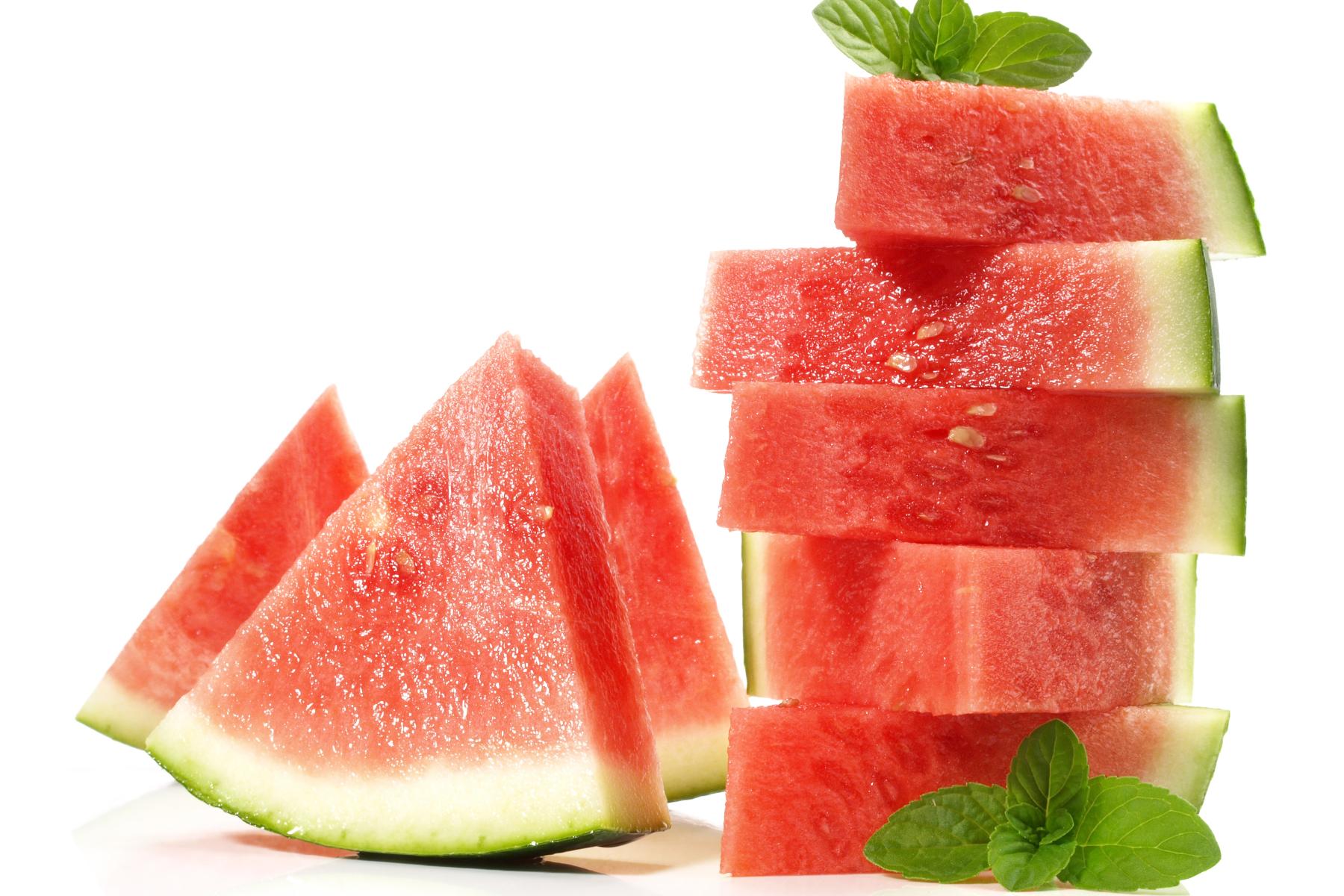 Wassermelone in Stücken
