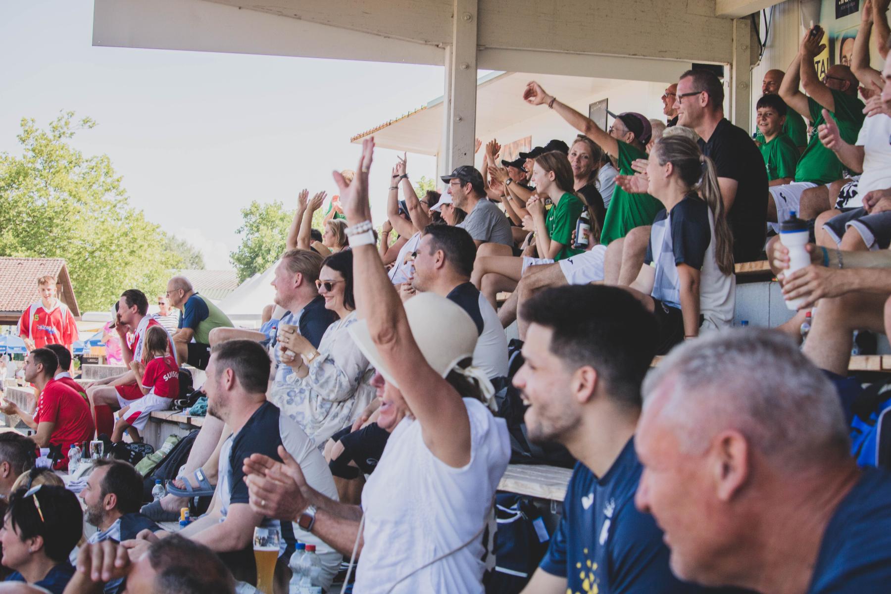 Blick auf die Zuschauertribüne beim KIKU Cup in Salem