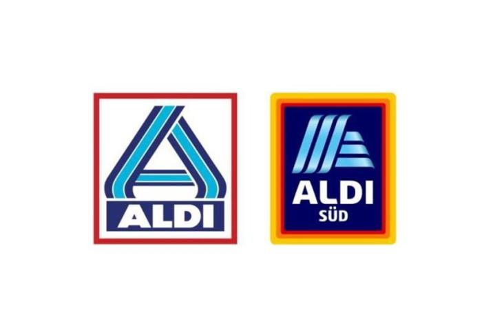 Logos von Aldi Nord und Süd