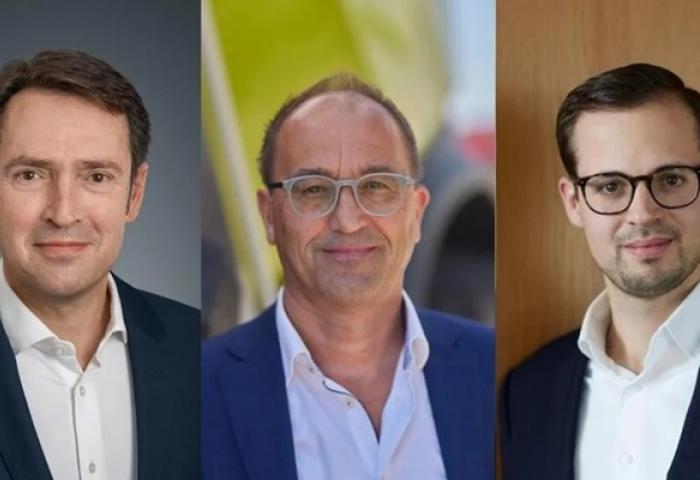 Portraitfotos (von links): Roger Lepper, Wolfgang Rück, Jakob Bötsch