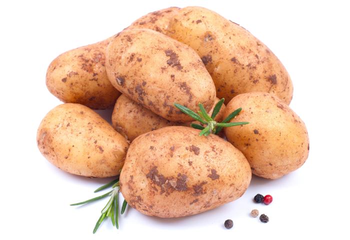 Kartoffeln auf einem Haufen