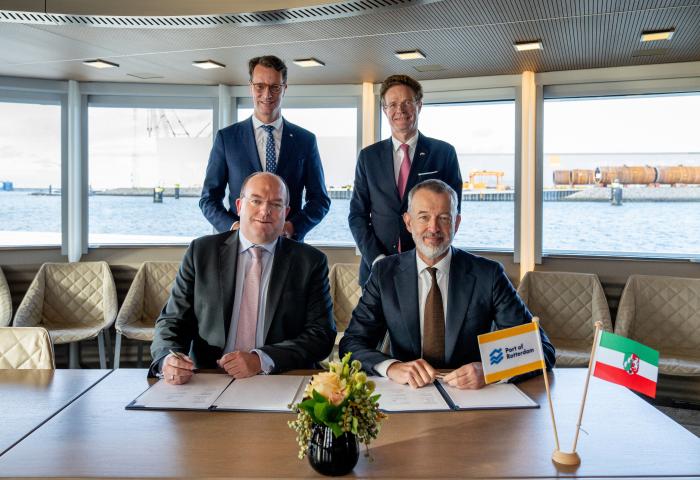 Häfen Duisburg und Rotterdam bekräftigen Zusammenarbeit