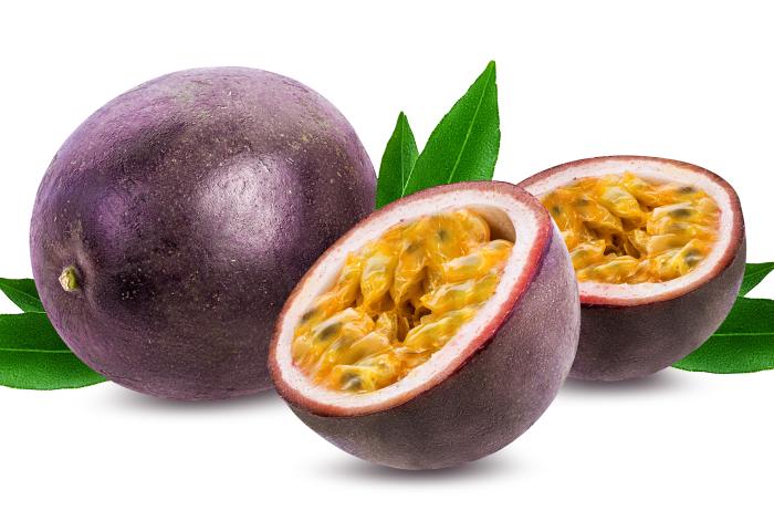 ganze und halbe Maracuja