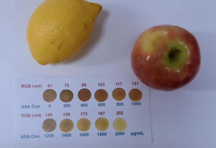 Am Beispiel Apfel und Zitrone sieht man die verschiedenen Vitamin-C-Gehalte.
