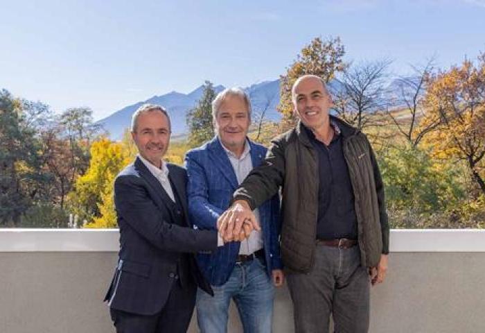 (v.l.) Thomas Oberhofer, Ernesto Seppi und Rodolfo Brochetti