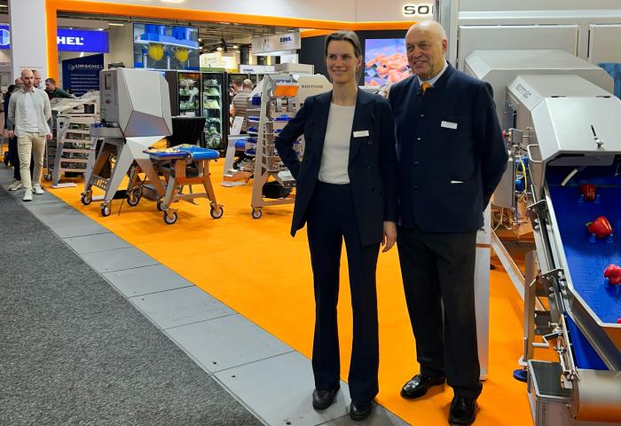 Elena Haffmans und Bert Haffmans auf der Fruit Logistica