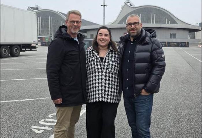 (v.l.) Nils Doerwald, Palmira Aragon und Daniel Riedlinger