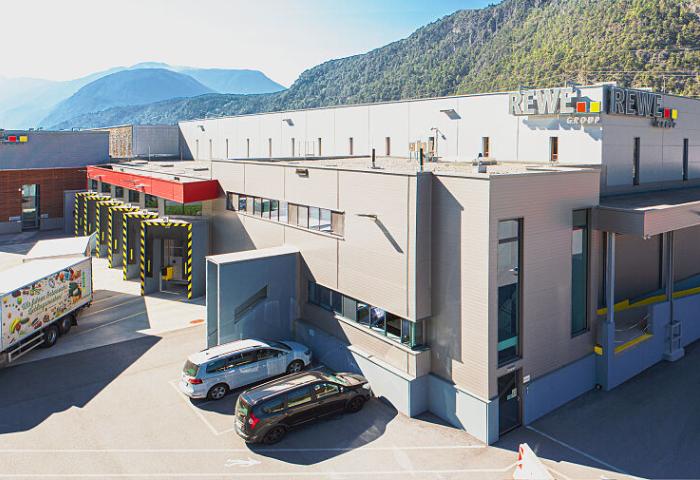 Rewe-Lager in Stams (Österreich)