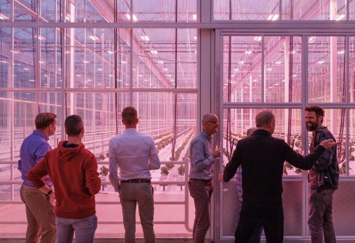 Eröffnung des neuen Gewächshauses