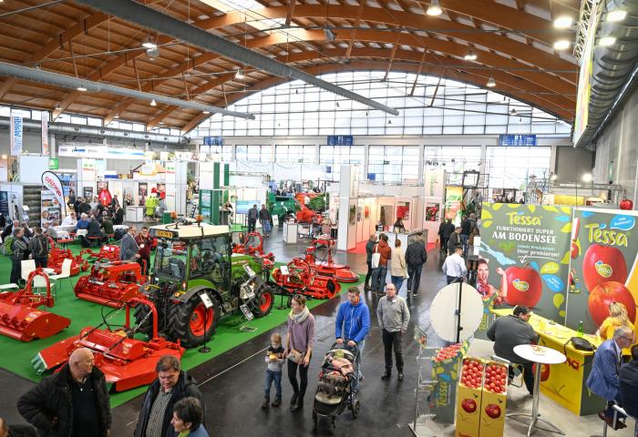 Halle auf der Fruchtwelt Bodensee