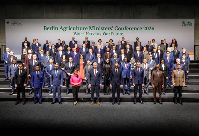Politiker beim Agrarkongress