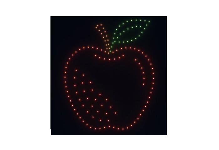 Lichtshow zum Tag des deutschen Apfels