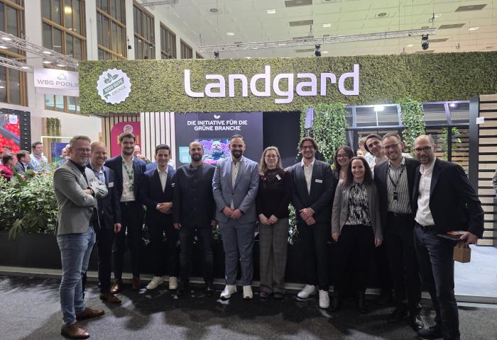 DFHV-Junioren am Stand von Landgard auf der Fruit Logistica