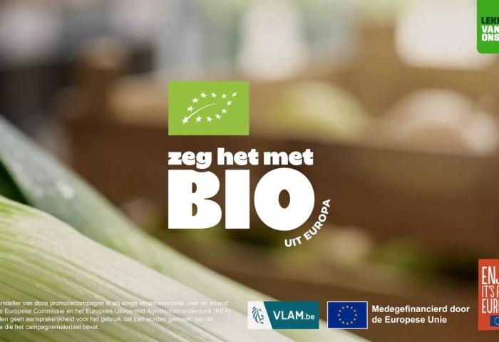 Slogan der VLAM-Bio-Kampagne