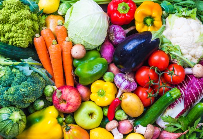 gemischtes Obst und Gemüse