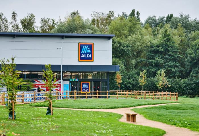 Außenansicht Aldi-Filiale