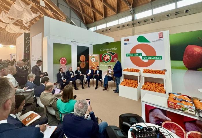Pressekonferenz des Projekts "Citrus Fruits for Wellness" auf der Macfrut 2026